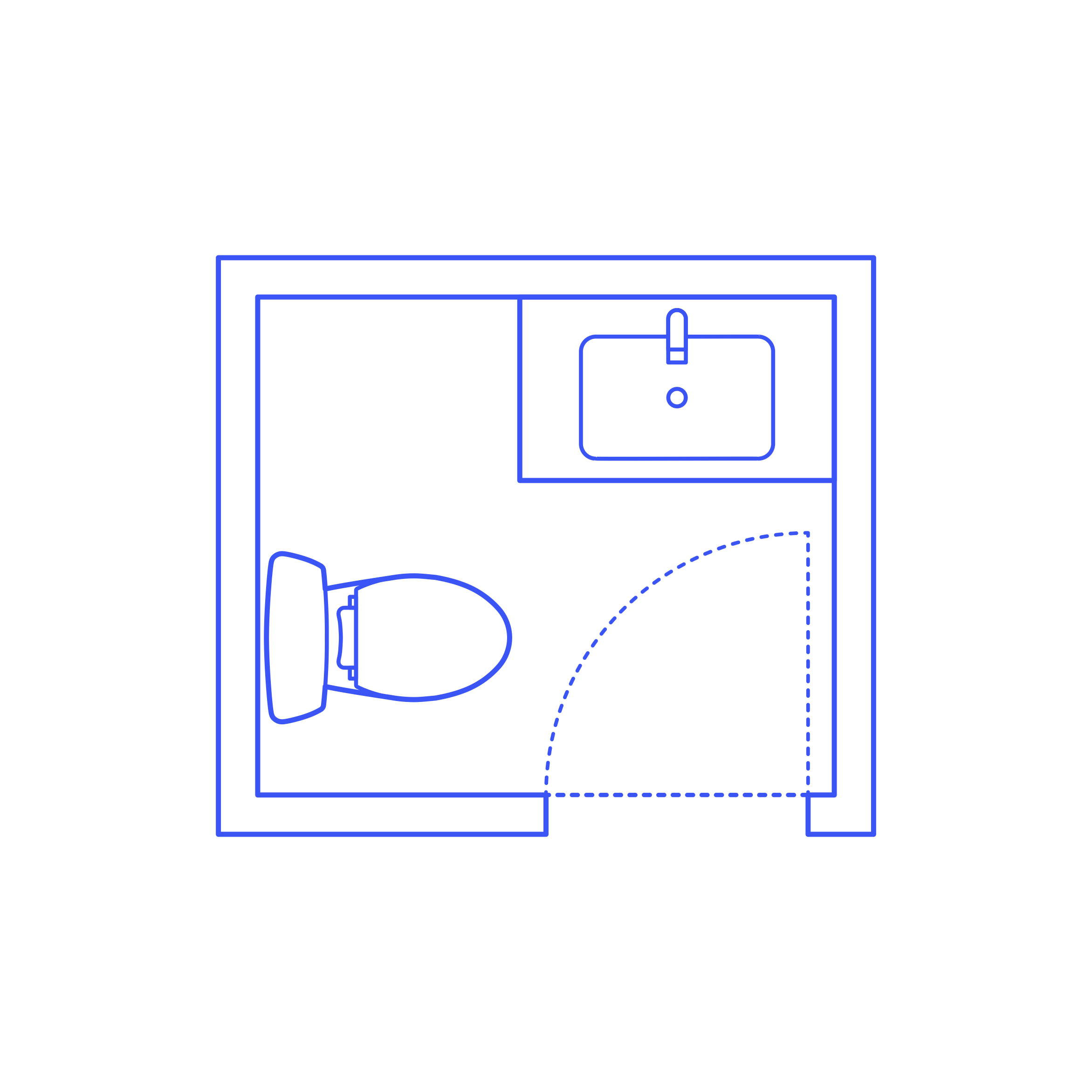 Layouts Bathrooms Half 2 Wall Line Tracing Svg Vector Free Vectors